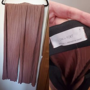 Oak + Fort Chiffon Pants